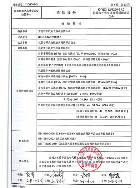 檢驗報告
